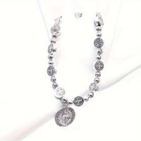 Rosario elástico de cuentas con cruz - Pulsera religiosa estilo Vaticano - details 4