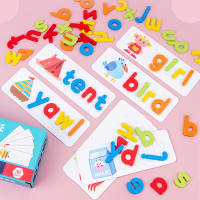 Juguetes Educativos Montessori Alfabeto Madera Juego De Palabras Matemáticas Para Niños Tableros De Aprendizaje De La Lengua Inglesa - details 6