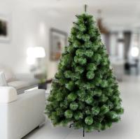 MEJORADA Árbol de Navidad Pino 120-210cm, Abeto Artificial Ignífugo con Hojas de Aguja, Decoración Navideña Ideal para Hogar, Oficina y Local con Piñones y Soporte Metálico - details 4