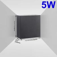 Lámpara De Pared Exterior LED Ajustable Y Con Flujo De Luz Variable Impermeable Iluminación Para Porche Balcones Villas Jardines - details 2