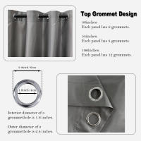 2PCS Cortina Exterior Impermeable Y UV-Prueba Para Jardín Adecuada Para Gazebo Instalación En Techo Material De Poliéster Clásico Estilo - details 1