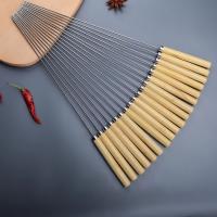 10Pcs Brochetas De Barbacoa De Acero Inoxidable Reutilizables Para Camping Y Picnics Utensilios De BBQ Accesorios De Cocina - details 9