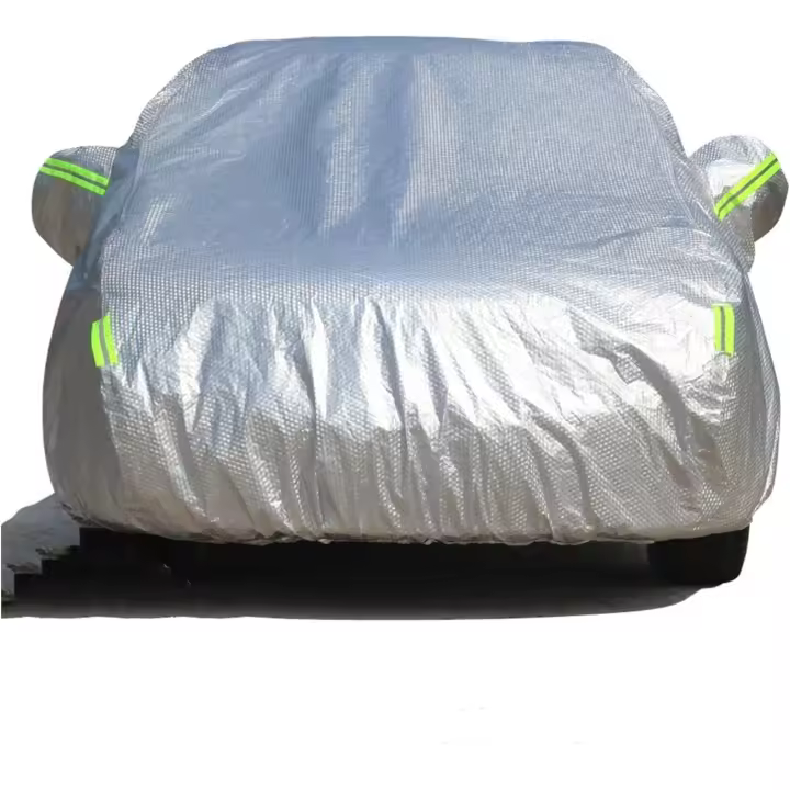 SOMY Funda para Coche SUV Exterior, Funda Impermeable Universal para Coche Anti Granizo Anti UV con Cremallera, 490 x 160 x 190 cm (2XXL) Funda para Coche - 1