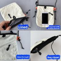 Bolso De Hombro Para Mujer Y Hombre Estilo Trendy Unisex Bolso De Mano Pequeño Para Estudiantes Bolso Cruzado Móvil Para Uso Diario - details 27