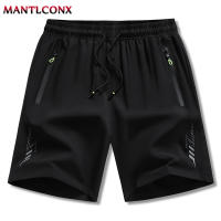 Shorts De Verano Para Hombre MANTLCONX Deporte Gimnasio Running Fitness Pantalones Cortos Transpirables Secado Rápido Cinturón Con Cordón Negro - details 13