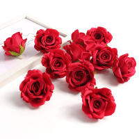 5/10pcs Cabezas De Rosa Silken Artificial Para Scrapbooking Decoración De Casas Bodas Navidad Arco De Navidad Decoración De Pasteles - details 7