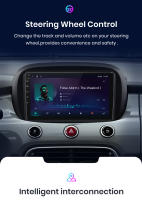 Junsun Radio Coche para Fiat 500X 2014 2015 2016 2017 2018 2019 2020 Inalámbrico CarPlay Android Auto AI Voice 2 din Pantalla Coche Android Auto Multimedia Navegación GPS Auto radio - details 10