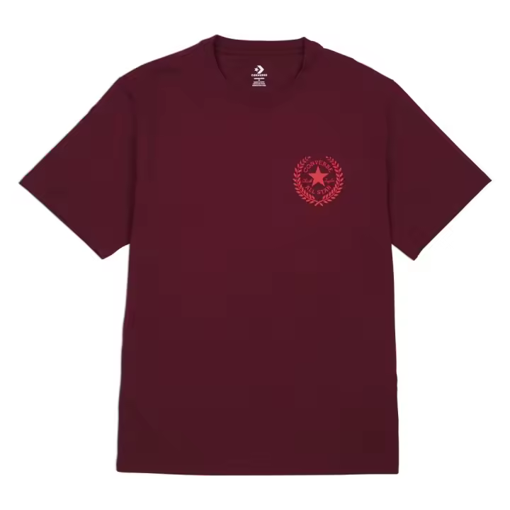 Camiseta  Converse All Star go to classic  Burdeos - 1