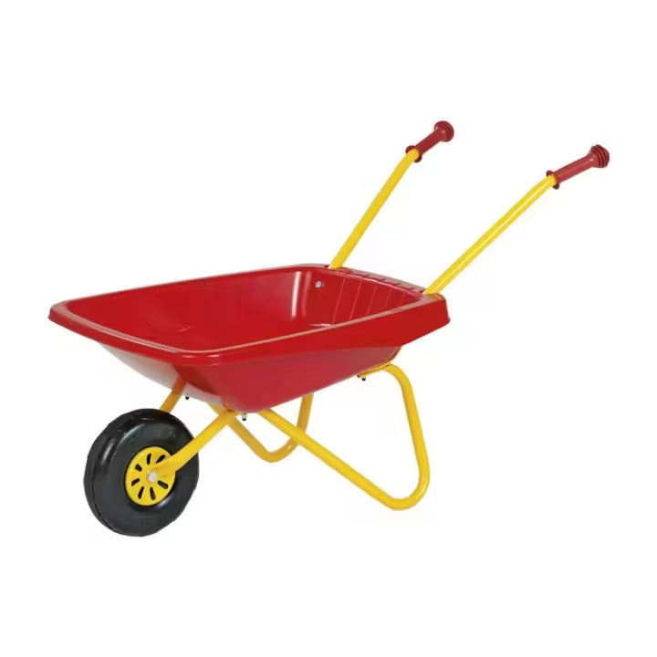 Rolly Toys - Carretilla Infantil Roja de Metal Estable y Resistente - Cargable Hasta 15 Kg - 1
