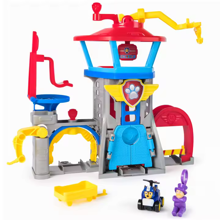 SPIN MASTER - PAW Patrol: Air Rescue, Pup Squad Adventure Bay Airport Playset, con Chase Toy Car y lanzador de vehículos PAW Patrol, juguetes para niños y niñas 3+ - 1