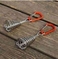 Juego De 6/10 Piezas De Palos De Tenda En Forma De Octopus Con Correa De Viento Y Cierre De Borde Ajustable Accesorios De Tenda De Madera Para Camping - details 4