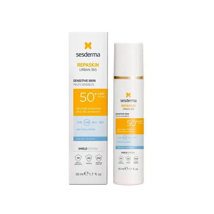 SESDERMA REPASKIN URBAN 365 FACIAL PIEL SENSIBLE SPF50+ 50 ML - 1