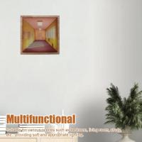 Lámpara De Mesa Recargable De Madera Con Visión En 3D Luz Nocturna Para Decoración De Pared Para Sala De Estar Y Dormitorio Regalo Para Mujeres Hombres Niños - details 10