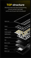 Teclado Mecánico Inalámbrico AJAZZ AK680 MAX Con Switches Magnéticos Tres Modos Para Gaming Y Esportes Grabado En Radium Coreano Multicolor USB - details 2