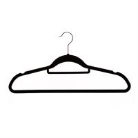 XY HOME - Pack de 9/15/24 Perchas de Terciopelo Negro, 41 cm de Largo, Ultrafinas y Resistentes, con Ganchos Giratorios 360°, para Camisas, Abrigos y Ropa Pesada - details 4