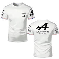 Camiseta De Piloto De F1 Alben Team Alpine 2024 Hombre Verano Cuello Redondo Manga Corta Deporte Ropa Casual Polyester Nylon - details 8