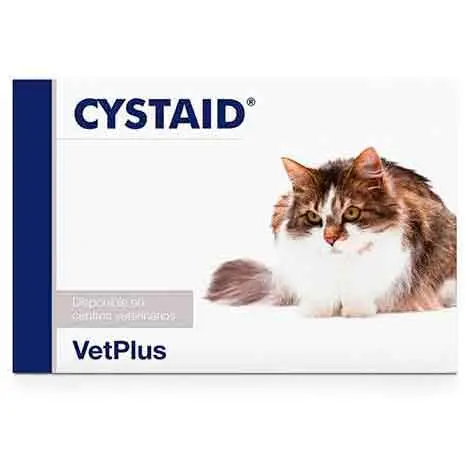 Vetplus Cystaid Suplemento Nutricional para Gato Ind. 30 Cápsulas - 1