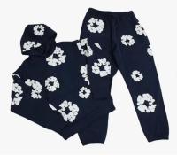Y2K Conjunto de sudadera de 2 piezas para hombre y Mujer, sudadera de manga largo y pantalón de chándal, estampado hip hop, conjunto con capucha, sudadera para hombre - details 2