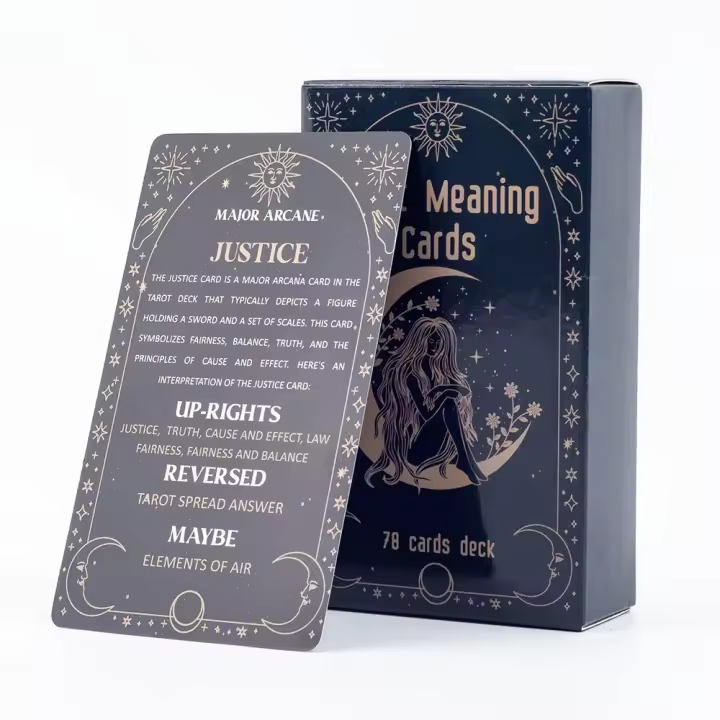 Baraja De Tarot Para Fortuna Y Divination Versión Inglesa 78 Tarjetas Para Principiantes Juego De Tablero Para Jóvenes Y Adultos - 1