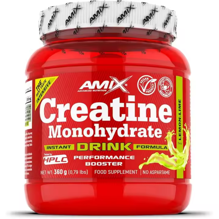 AMIX CREATINA MONOHIDRATO POWDER DRINK 360 GR SABOR LIMÓN - 1