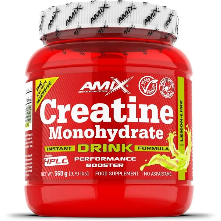 AMIX CREATINA MONOHIDRATO POWDER DRINK 360 GR SABOR LIMÓN - 1