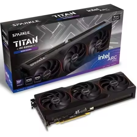Tarjeta Gráfica Sparkle Intel Arc B580 Titan Nox OC Edition/ 12GB GDDR6 - 1