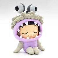 Figura De Acción Kawaii Alice James P. Sullivan Con Oso De Fresa Q Version Modelo De Muñeco Para Niños Regalo De Navidad - details 18