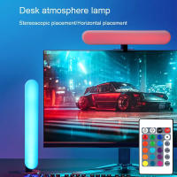 2pcs Luz Nocturna LED RGB Con Control Remoto Para Decoración De Habitación De Juego Sala De TV Barra Música Rítmica Lámpara Sin Incluir Baterías - details 1