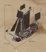 Bloques De Construcción Clásica Para Barco De Sails MOC Retro Yate Modelo DIY Barco Pirata Juguetes De Vessel Para Niños Regalos De Navidad - details 2