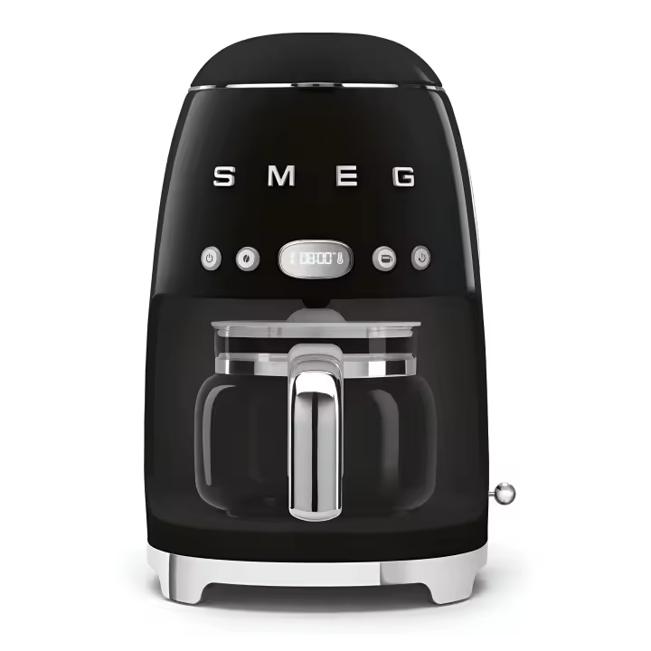 Cafetera de Goteo 1.4L 1050W Smeg DCF02BLEU 50 Style Negra - 1
