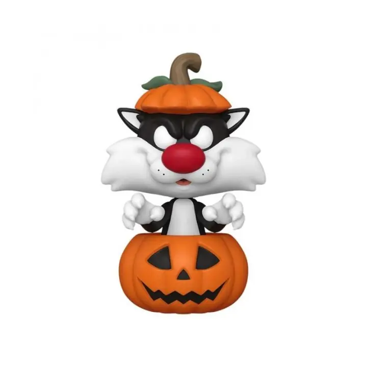 Funko POP! Vinyl Looney Tunes - LTH- Sylvester w/Pumpkin? - Juguete para Niños y Adultos - Fans - Diversidad de Personajes y Temáticas - 1