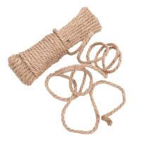 Cordón De Jute Natural Para Gatos Y Mascotas 10/50/100 Metros Hilo De Jute Para Rascado De Gatos Cinta De Lona Para Empaquetado De Regalos Bodas Y Fiestas - details 6