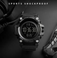 Reloj Deportivo SKMEI 1384 Para Hombre Con Cronógrafo Y Contador Regresivo Resistente Al Choque Pantalla Digital Suave De PU Apta Para Natación 5Bar - details 4