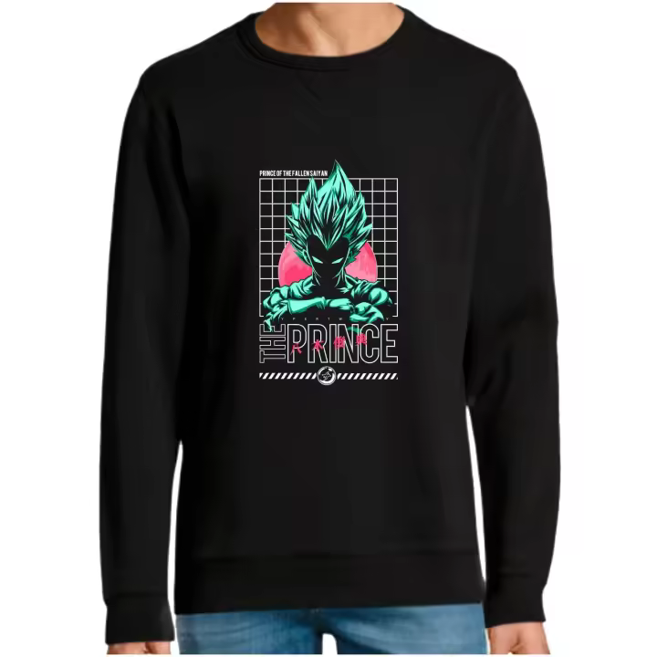 The Fan Tee Sudadera Sin Capucha de HOMBRE Dragon Ball Bola Ball Dragon Goku Vegeta Piccolo Gohan Super Buu 394 - 1
