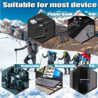 Guantes Térmicos De Cuero Calefactados USB Impermeables Para Invierno Exterior Adecuados Para Pesca Ciclismo Montar En Bicicleta - details 7