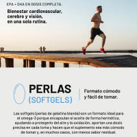 PROFIT Omega 3 IFOS - 90 perlas EPA DHA en Perlas con Certificación IFOS para Salud Cardiovascular, Cerebral y Visual - details 1