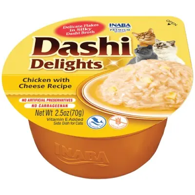 Inaba Inaba churu Dashi Delights Pollo & Queso - Complemento alimentario para gatos - 1