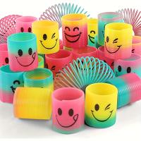 Juego De Juguetes Antiestrés Con Patrón De Círculos Arcoíris 12pcs Juegos Interactivos Para Niños Set De Actividades Para Fiestas Y Trabajo - details 2