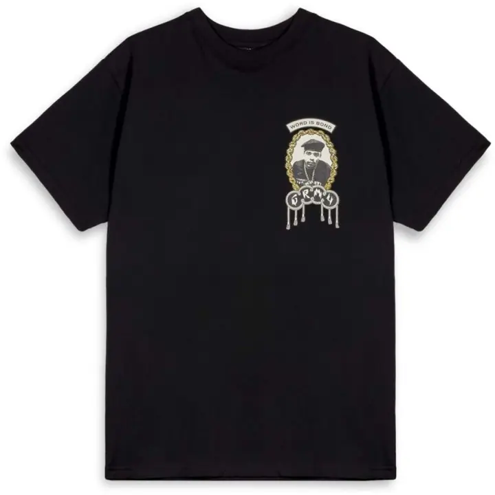 Camiseta de Manga Corta Grimey Regular Tee para hombre en color negro - 1