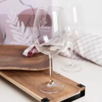 RegaloVip.es - Pack 6 Copas de Vino y Decantador con Estuche Vintage. Cristal de Bohemia, Regalos personalizados y originales, copas personalizadas, brindis con emoción, regalo bodas, 25 aniversario, 50 aniversario, bodas plata, bodas de oro. - details 2