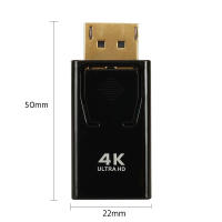 Adaptador Convertidor DisplayPort a HDMI 4K Para PC Y Laptop Cable De Video Y Audio Compatible Con Pantalla HD TV - details 4