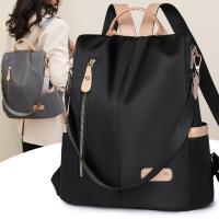 Nueva Mochila Antirrobo Para Mujer De Tela Oxford Gran Capacidad Versátil Y Sencilla Bolso De Viaje Con Sistema De Almohadillas De Aire - details 5