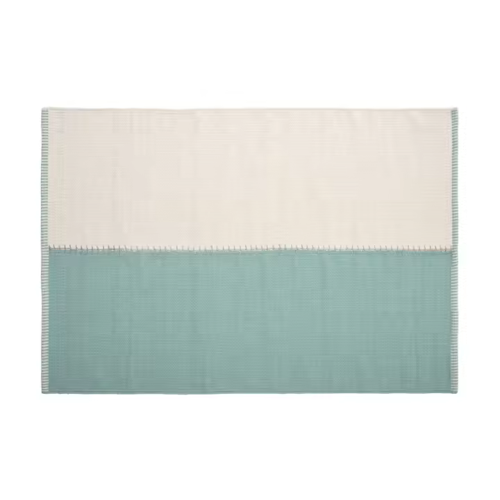 Parentesi Quadra  -  ALFOMBRA HALF BLANCO Y VERDE 160X230CM - 1
