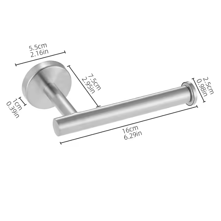 Toallero de baño, toallero de pared de Maple inoxidable, juego de toallero de pared para baño, 6 piezas, ORO, accesorios de baño y Cocina-TONCHEAN - 1