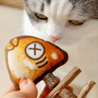 Juguetes Interactivos Para Gatos Mordedor De Pescado Asado Silvervine Juguete Telescopio Para Gatos Juguetes Para Limpieza De Bocas Accesorios Para Mascotas - details 1