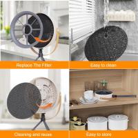 Campana extractora portátil, campana extractora de sobremesa, extractor de aire de tres velocidades, ajustable, campana extractora de cocina portátil, adecuada para viajes en RV, ollas calientes y barbacoas, funcionamiento silencioso. - details 4