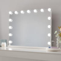 Flamingueo Espejo Maquillaje Luz 12 Luces LED Tocador Maquillaje 3 Modos Luz Espejos con Luz Maquillaje Espejo Tocador Control Tactil Espejo de Mesa para Maquillaje Espejo Led Espejo Mediano Maquillaje - details 2