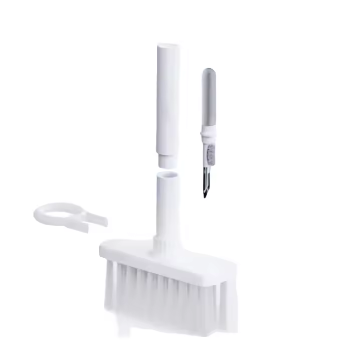 Cepillo De Limpieza Para Teclado Y Computadora Set De Limpieza Para Auriculares Libreta Cámara Espacio Entre Ganchos Material Plástico - 1