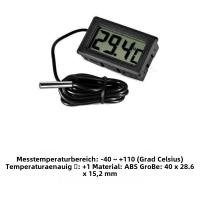 Mini Termómetro Digital LCD Con Sensor De Humedad Y Temperatura Para El Hogar Medidor De Temperatura Y Humedad Con Cable De 1m-5m - details 2