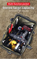 Bolsa De Herramientas Profesional Electricista Reflectante Impermeable Con Múltiples Bolsillos Y Material Oxford Duradero 4 Tamaños Disponibles - details 8
